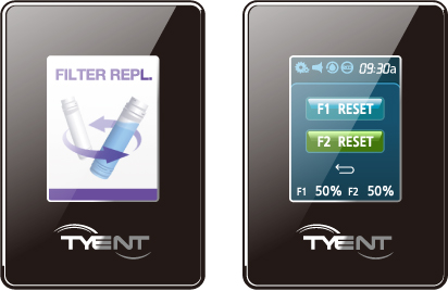 Filter Usage Indication and Replacement Time Guide